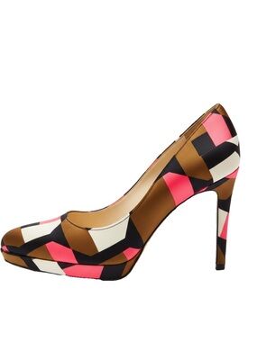 🛍️Prada Authentic “Made to Order” Collection Custom Made Satin Geometric Pump